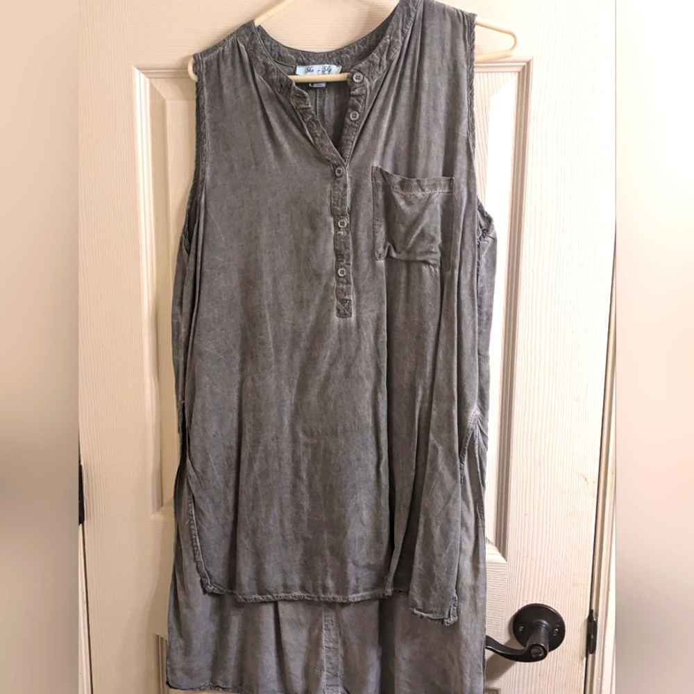 Denim Pop Over She+Sky